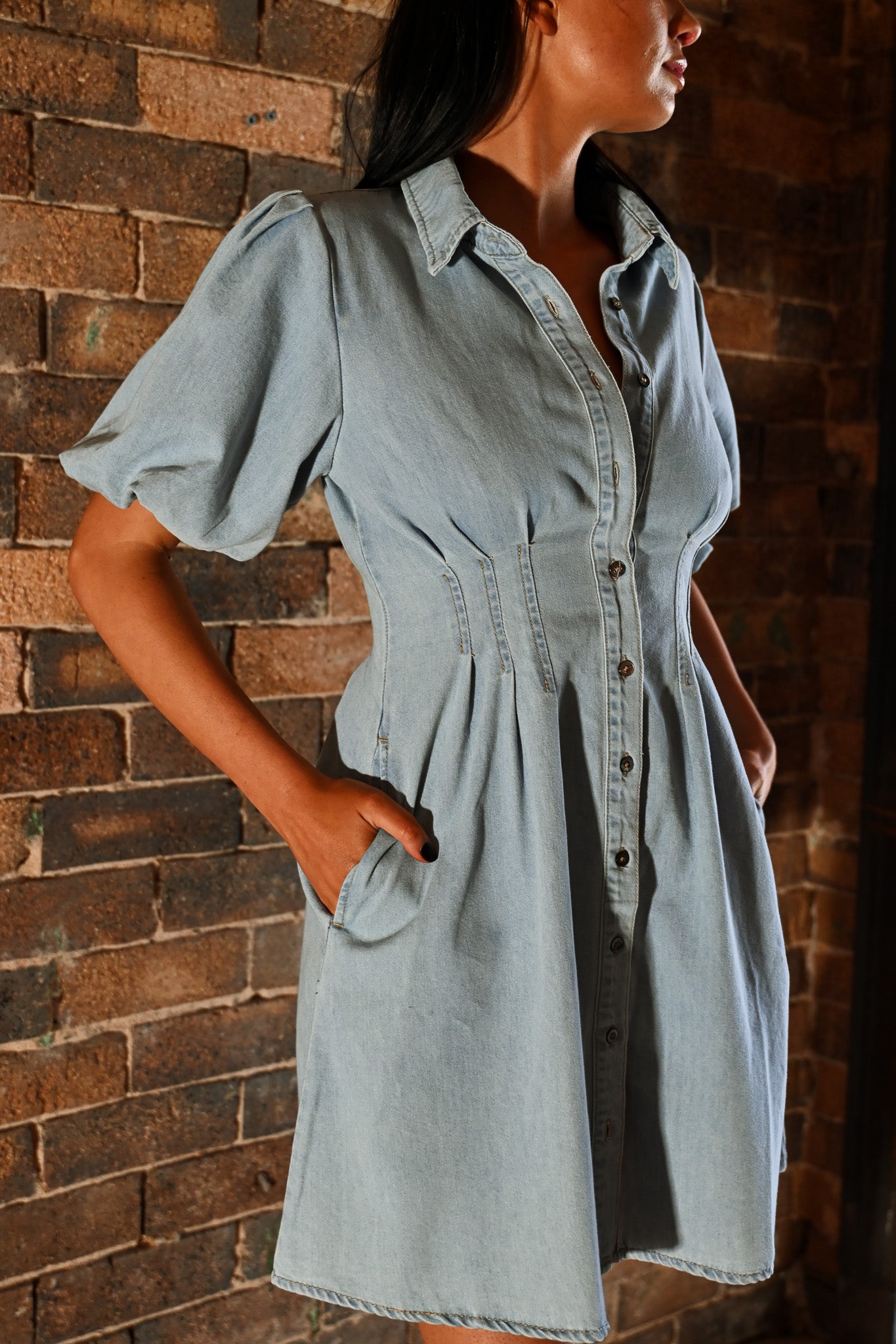 Daisy Denim Dress