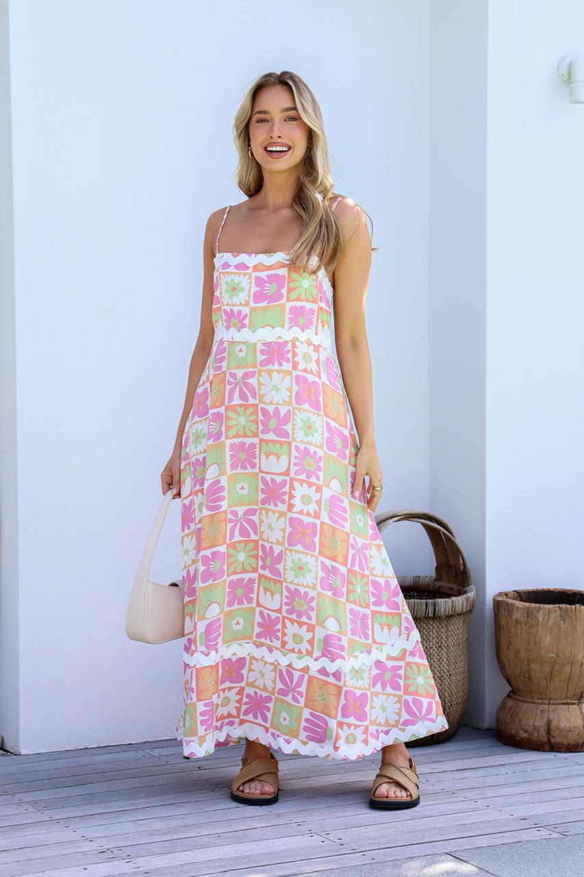 Island Life Maxi - Pink/Mango