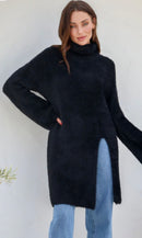 Black knit jumper