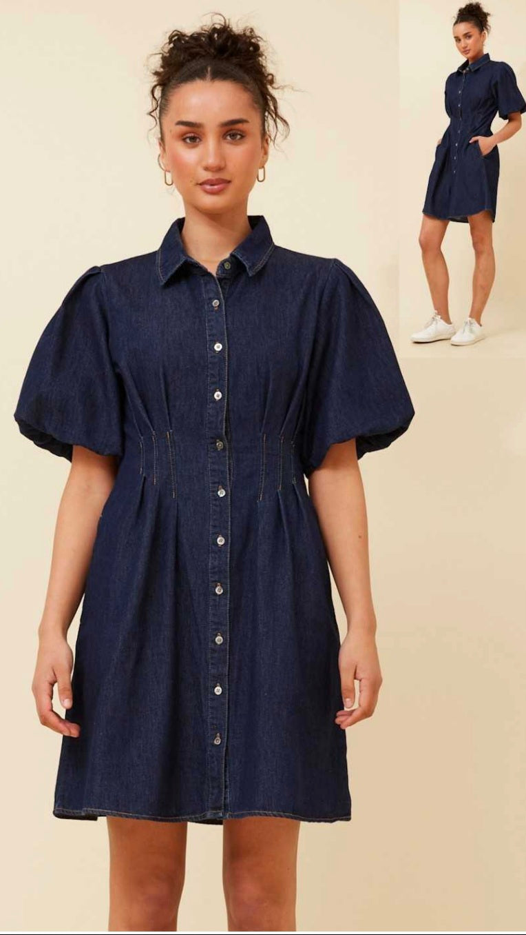 Daisy Dark Denim Dress