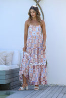 Malibu Daisy Maxi Dress