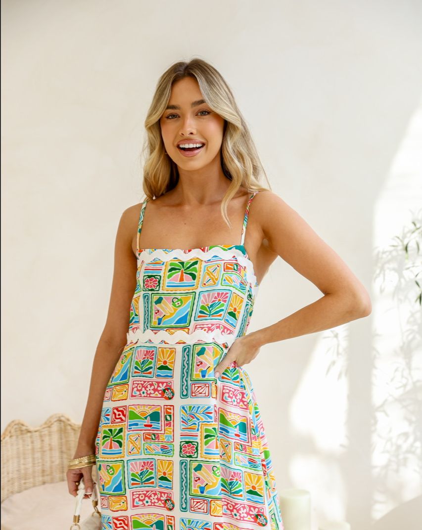 Postcards Maxi Dress