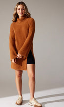 Brown knit jumper